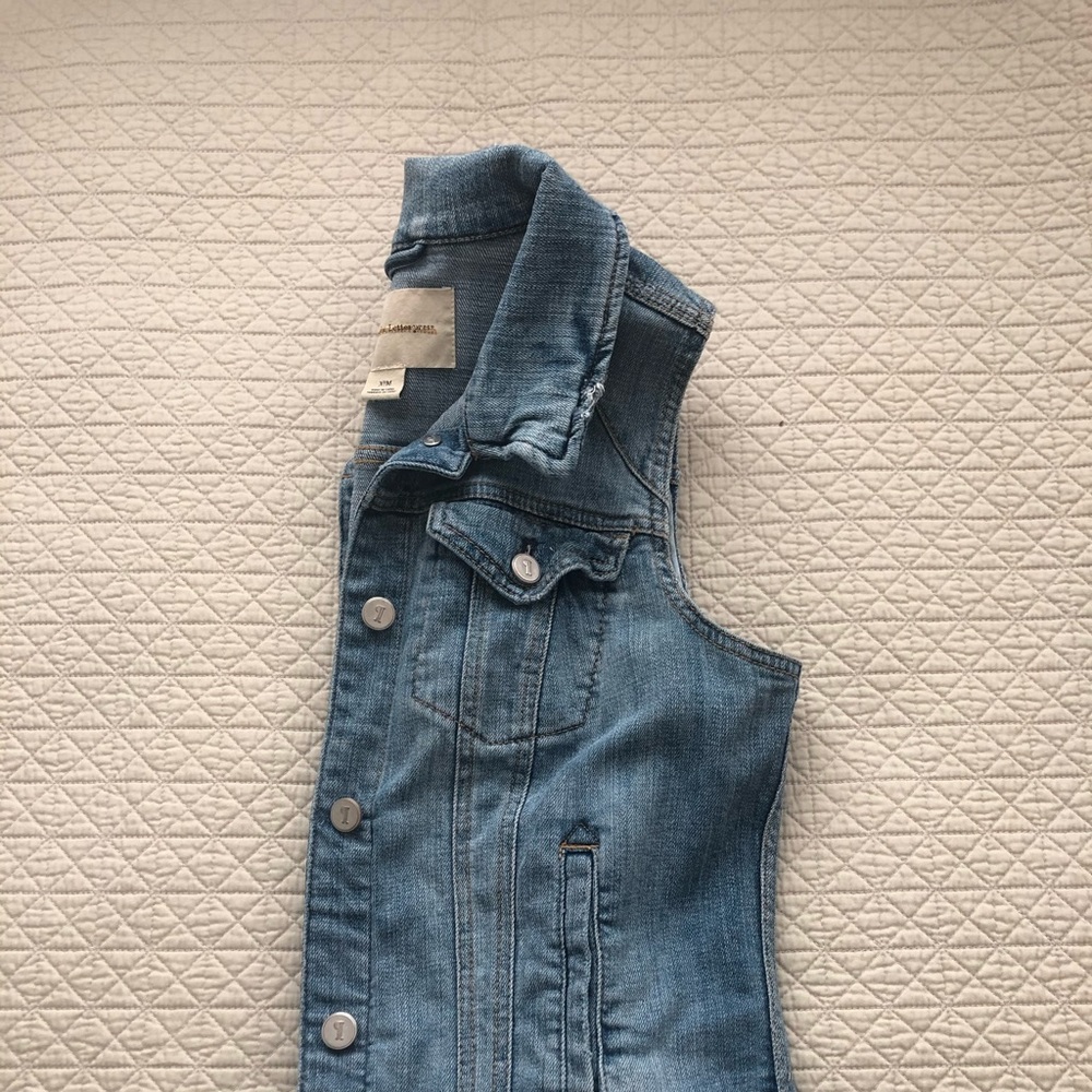 Anthro Denim Vest